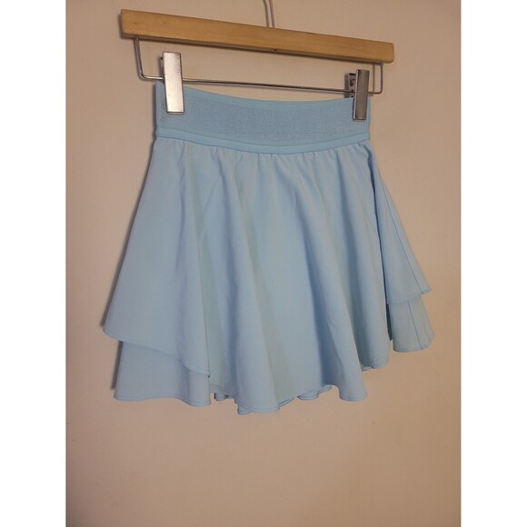 Lululemon Court Rival Skort Sz 2 Blue Green Lined - Picture 3 of 10